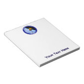 Patch für die Satellitenmission von Idaho Spudnik Notizblock (angewinkelt)