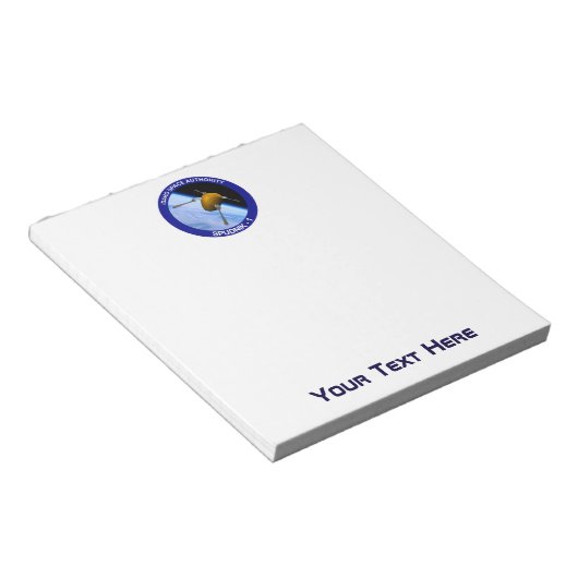 Patch für die Satellitenmission von Idaho Spudnik Notizblock (angewinkelt)