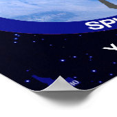 Patch für die Satellitenmission von Idaho Spudnik Poster (Ecke)