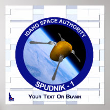 Patch für die Satellitenmission von Idaho Spudnik