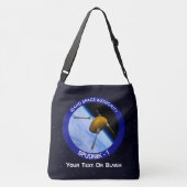 Patch für die Satellitenmission von Idaho Spudnik Tragetaschen Mit Langen Trägern (Rückseite)