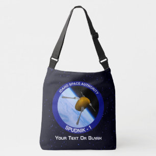 Patch für die Satellitenmission von Idaho Spudnik Tragetaschen Mit Langen Trägern