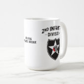 Patch für die zweite Infanterie-Division - Anpassb Kaffeetasse (VorderseiteRechts)