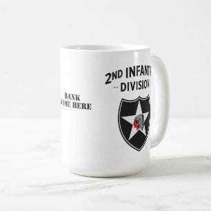 Patch für die zweite Infanterie-Division - Anpassb Kaffeetasse