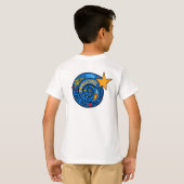 Patch-Logo für die Mir-Cassiopee-Mission T-Shirt (Schwarz voll)