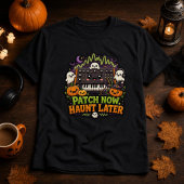 Patch Now, Haunt Later – Halloween Synth Nerd T-Shirt