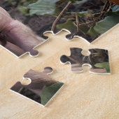 **"Patch of Joy: A Happy Baby Pig Under Pumpkins"* Puzzle (Seite)