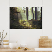 Patch of Underbrush in the Forest Poster (Küche)