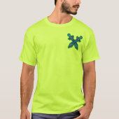 Patch Pocket T-Shirt für Schwerter überqueren (Vorderseite)