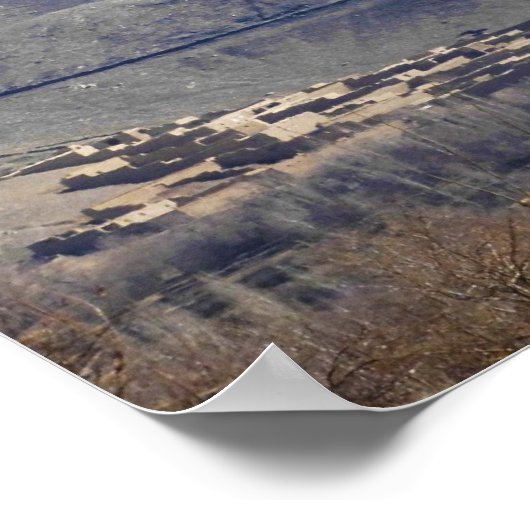 Patch Poster der 10. Mountain Division Fort Drum (Ecke)