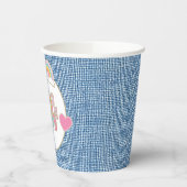 Patch Preppy Hallo Doppeltes Zifferblatt 10. Gebur Pappbecher (Links)