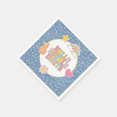 Patch Preppy Hallo Doppeltes Zifferblatt 10. Gebur Serviette (Ecke)