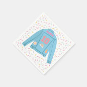 Patch Preppy Jean Jacke 10. Geburtstag Serviette (Ecke)