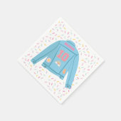 Patch Preppy Jean Jacket 10. Geburtstag Serviette (Ecke)