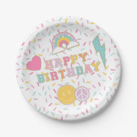 Patch Preppy Letter Birthday Paper-Teller