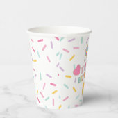 Patch Preppy Letter Birthday Pappbecher (Rechts)