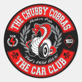 Patch Red 1.5" Runder Aufkleber