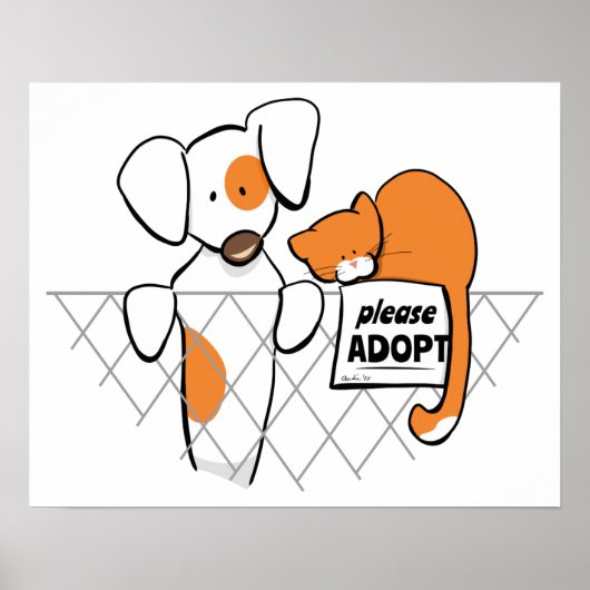 Patch & Rusty™ für adoptiert Haustiere Poster (Vorne)