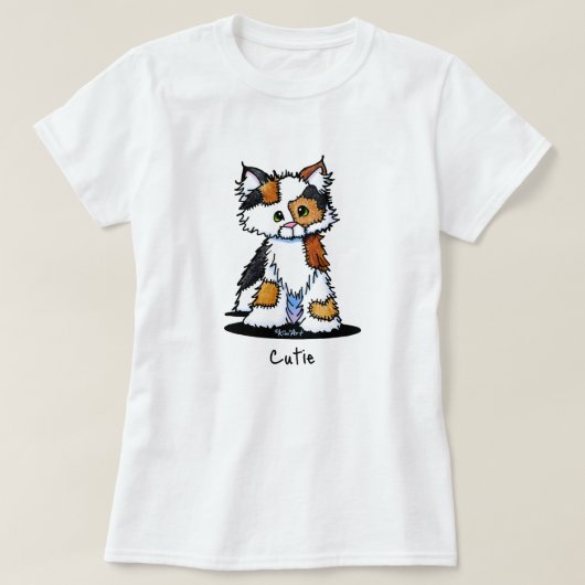 Patches Calico Cat T-Shirt (Design vorne)