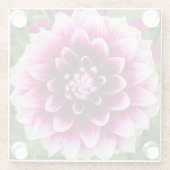 Patches Dahlia Glasuntersetzer (Rückseite)