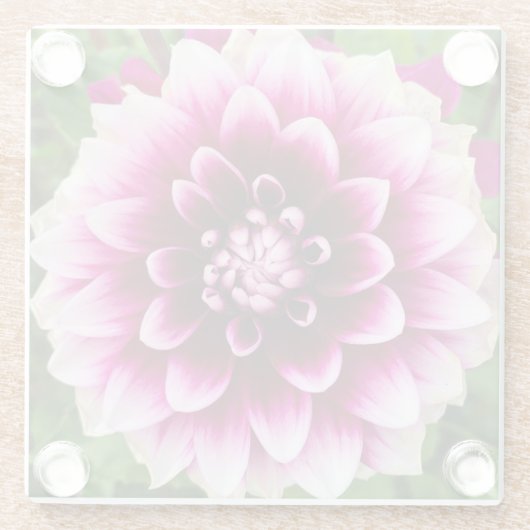 Patches Dahlia Glasuntersetzer (Rückseite)