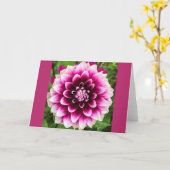 Patches Dahlia Karte (Gelbe Blume)