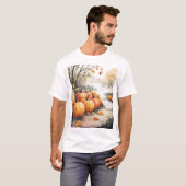 Patches für Autumn Pumpkin - Eine Szene des Serene T-Shirt (Vorne ganz)