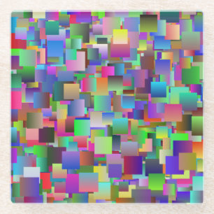 Patches Glass Untersetzer