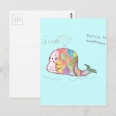 PATCHIEREN SIE DIE HUMMPWALE POSTKARTE (Vorne/Hinten)