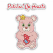 Patchin' Up Hearbear Aufkleber (Vorderseite)