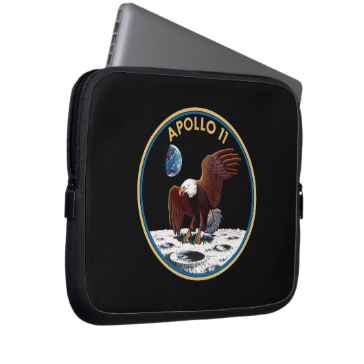 Patchinsignien der NASA Apollo 11 Moon Landing Lun Laptopschutzhülle (Vorne Rechts)