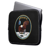Patchinsignien der NASA Apollo 11 Moon Landing Lun Laptopschutzhülle (Vorderseite Links)
