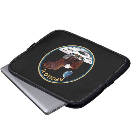 Patchinsignien der NASA Apollo 11 Moon Landing Lun Laptopschutzhülle (Vorne Knopf)