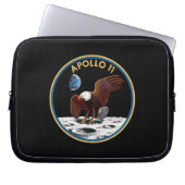 Patchinsignien der NASA Apollo 11 Moon Landing Lun Laptopschutzhülle (Vorderseite)