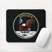 Patchinsignien der NASA Apollo 11 Moon Landing Lun Mousepad (Mit Mouse)
