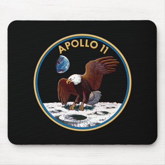 Patchinsignien der NASA Apollo 11 Moon Landing Lun Mousepad (Vorne)