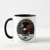 Patchinsignien der NASA Apollo 11 Moon Landing Lun Tasse (Links)