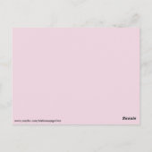 Patchkatzenpostkarte Postkarte (Rückseite)