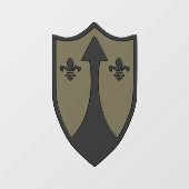 Patchklammer für die 72. Runde Fensteraufkleber (Blatt)