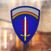 Patchklammer für die 72. Runde Fensteraufkleber (Blatt 2)