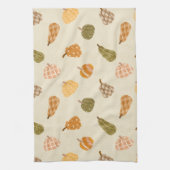 Patchkolonie für Autumn Pumpkin - Rustic Fall Co Geschirrtuch (Vertikal)