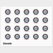 Patchlogo Runder Aufkleber (Blatt)