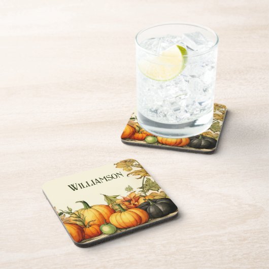 Patchmonogramm Getränkeuntersetzer (Rechte Seite)