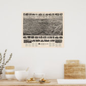 Patchogue, NY Panoramic Map - 1906 Poster (Küche)