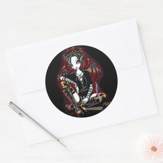 Patchouli Dark Fairy Fantasy Stickers (Umschlag)