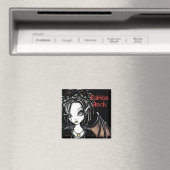 "Patchouli" Gothic Fairy Magnet (In Situ (Geschirrspüler))