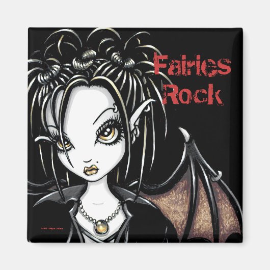 "Patchouli" Gothic Fairy Magnet (Vorne)