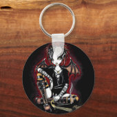 Patchouli Gothic Incense Fairy Schlüsselanhänger (Vorderseite)