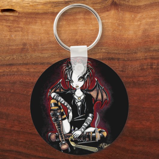 Patchouli Gothic Incense Fairy Schlüsselanhänger (Vorderseite)