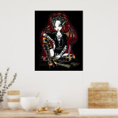 Patchouli Gothic Incense Fee Fantasy Poster (Küche)